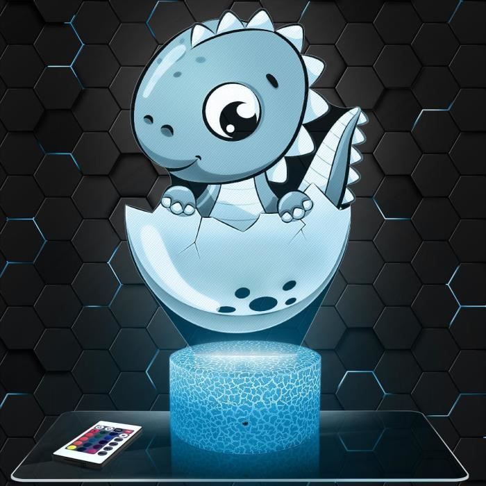 Lampe De Chevet - Veilleuse Tactile Elvis P. Lampe 3D LED Illusion