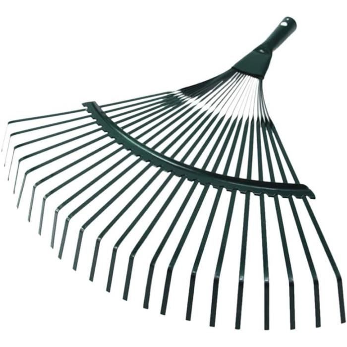 KOTARBAU Râteau à Feuilles En Fil D'acier - Largeur 43 Cm, Dents De 20 Cm - Parfait Pour Nettoyer Jardin Et Pelouse