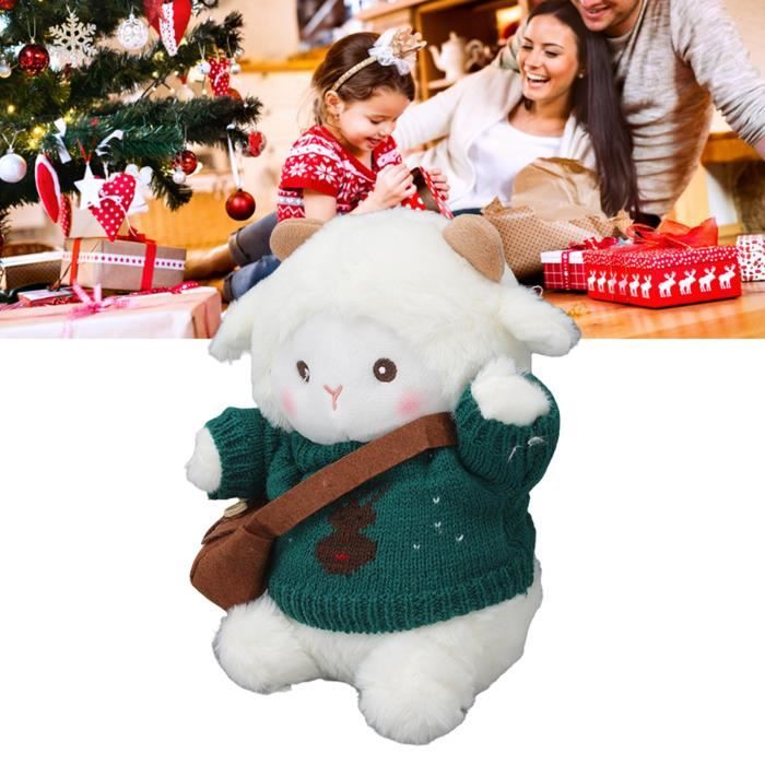 Figurine Peluche Cerbère Trois Chiens - 23 Cm - Multicolore - Polyester - Neuf