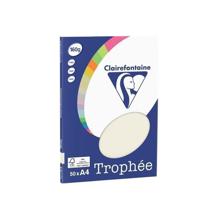 Clairefontaine Trophée blanc 60 70 80 90 100 110 120 160 210 250 g/m² A4/A3