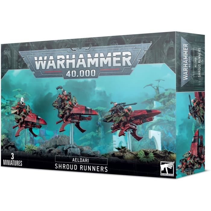 FIGURINE PLASTIQUE WARHAMMER - lot de 6 GUERRIERS avec hallebarde et