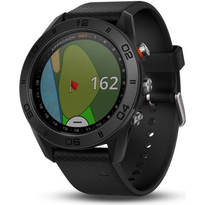Montre connectée - Garmin - S60 - Noir - Céramique - Résistant à l’eau - GPS Reconditionné - Garmin reconditionné disponible sur Cdiscount Seconde Vie