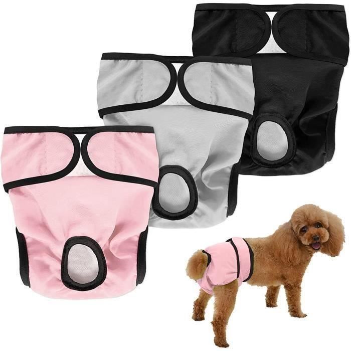 Meilleurs prix pour HAOPYOU- Couche pour Chien Femelle Culotte Chiennes Chaleurs Protection des Priodes Physiologiques de Menstruelle