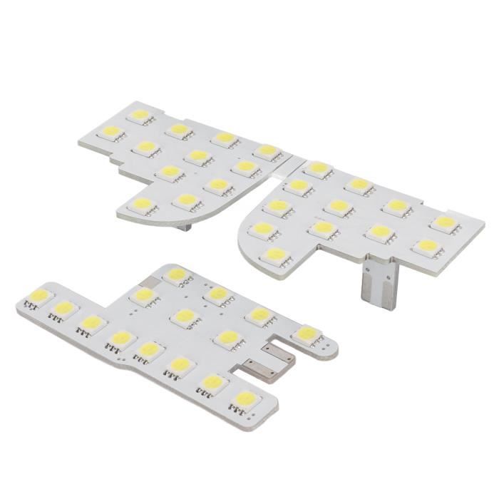 Lot de 4 ampoules LED 31 mm, blanc pur, éclairage intérieur de voiture