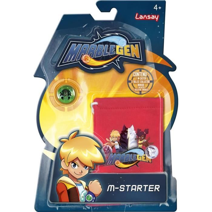 Circuit de billes - LANSAY - Marblegen M-Starter - Garçon - 5 billes assorties - À partir de 4 ans