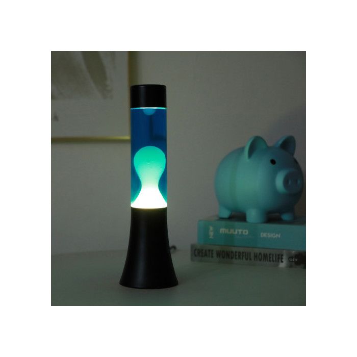 Lampe à Lave en verre BLUEFIRE