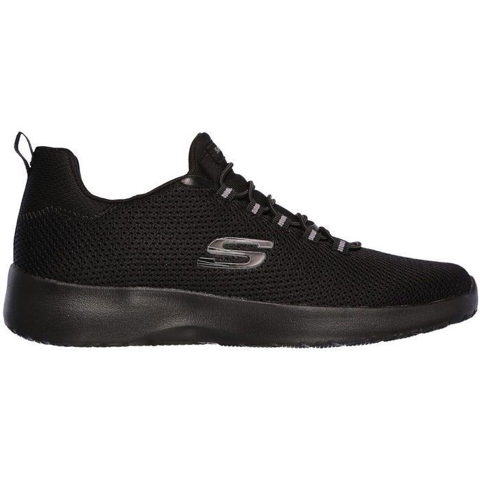 Skechers Baskets Homme Skechers Dynamight 58360-BBK - Noir - Lacets - Textile