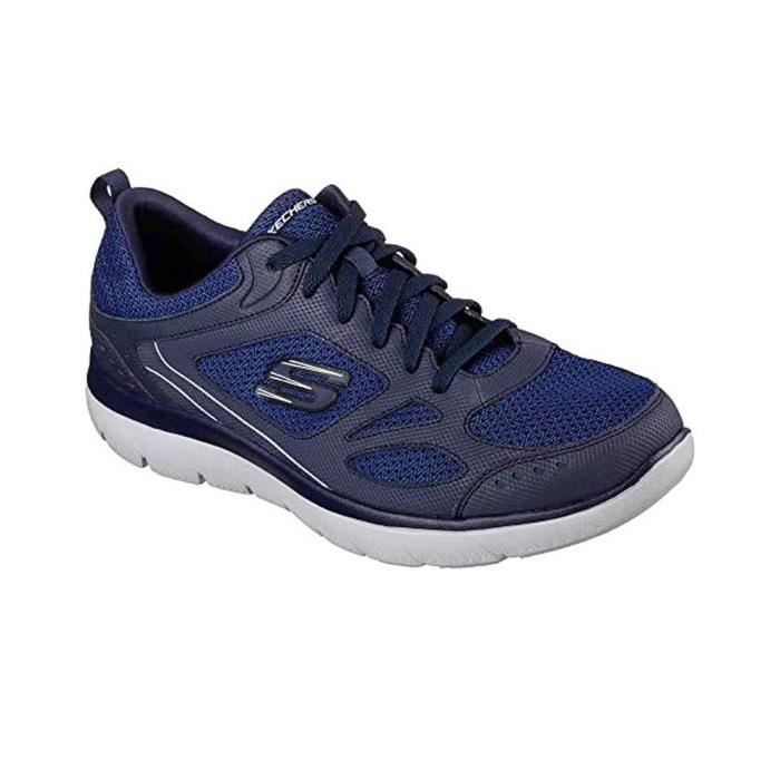 Chaussures de Fitness Multisport pour Homme SKECHERS Summits Bleu marine Graphite Bleu Cdiscount Sport