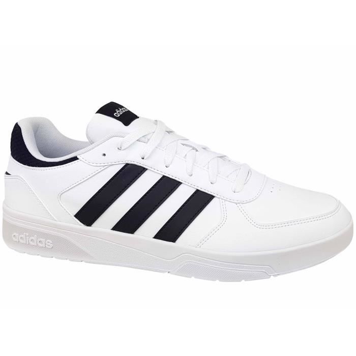 Adidas Chaussures ADIDAS Courtbeat Blanc - Homme/Adulte - Synthétique - Lacets - Plat