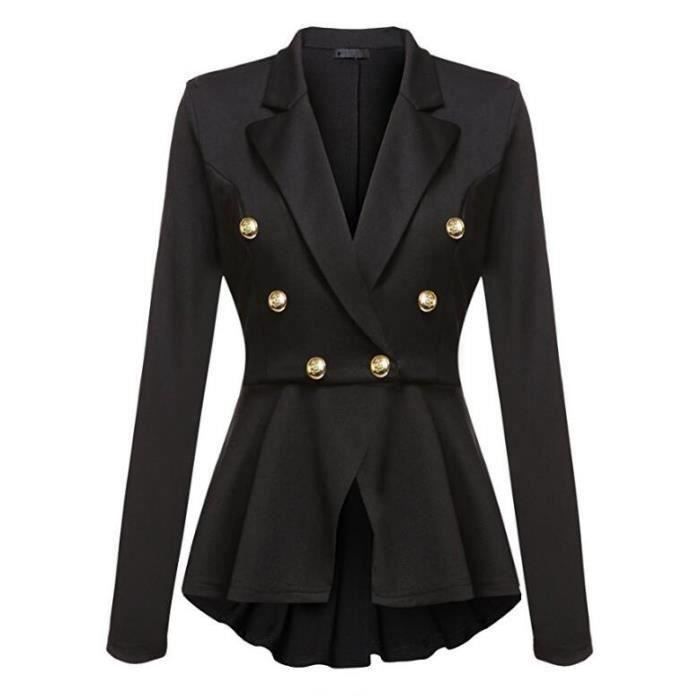 Veste de travail boutonnée Noir Misericordia | L’Exception