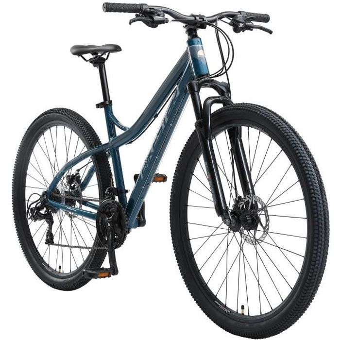 VTT en Aluminium BIKESTAR 29 Pouces avec Frein Disque Bleu Gris