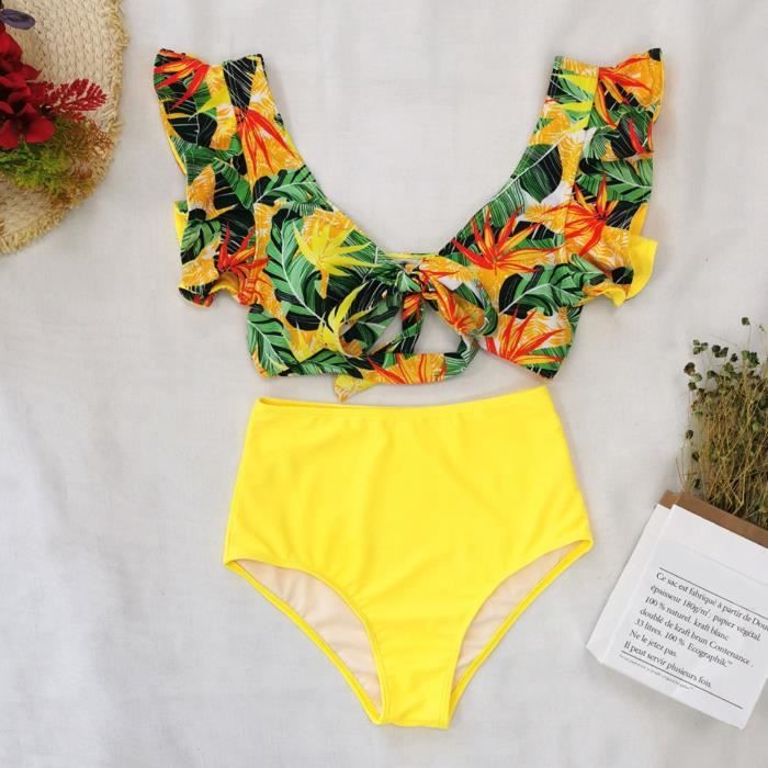 Slip de bain on sale femme taille haute