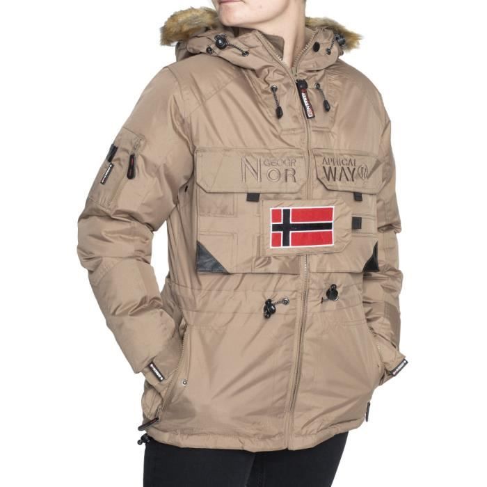 GEOGRAPHICAL NORWAY Doudoune BANTOUNA Beige - Femme