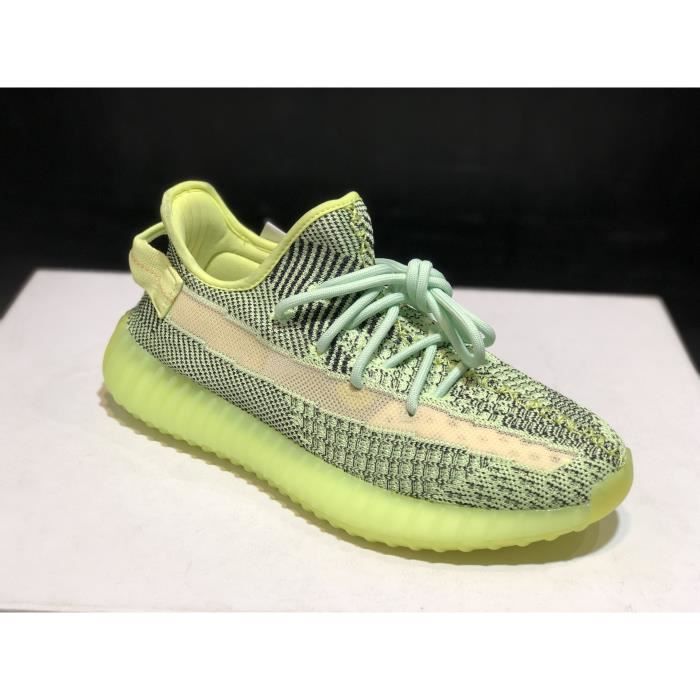 Adidas 350 Yeezy chaussures pour hommes et femmes Vert fluorescent Cdiscount Chaussures