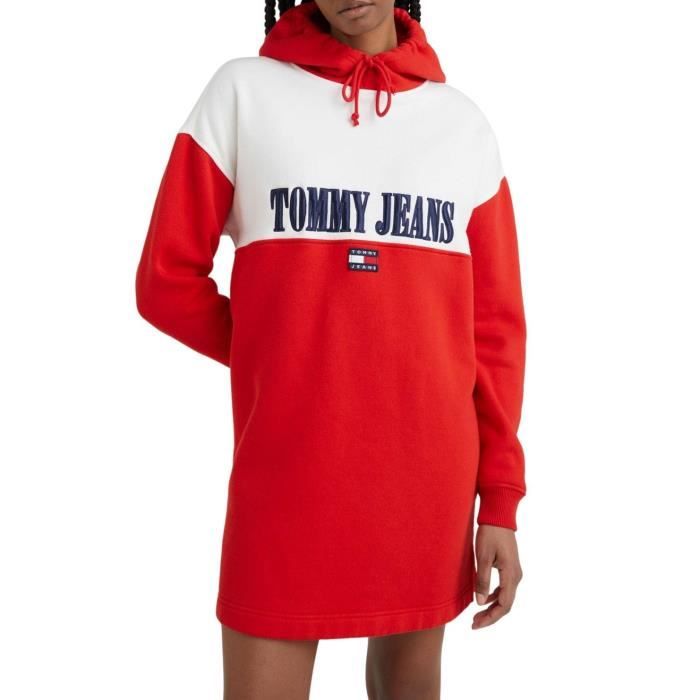 Robe Tommy Jeans Archive Rouge pour Femme Rouge - Cdiscount Pr??t-?�-Porter