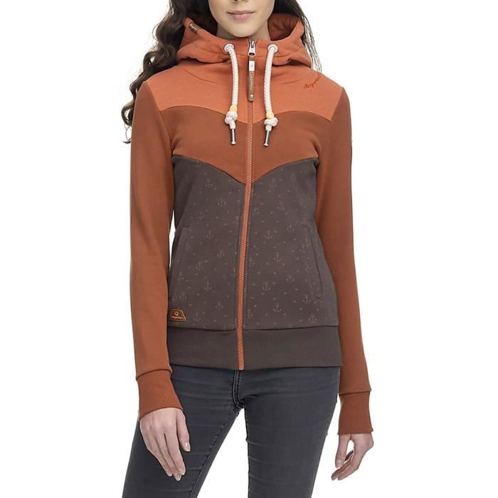 Trega Zip Sweat Zip Femme RAGWEAR Taille M Couleur MULTICOLORE Multicolore Cdiscount Pret a Porter