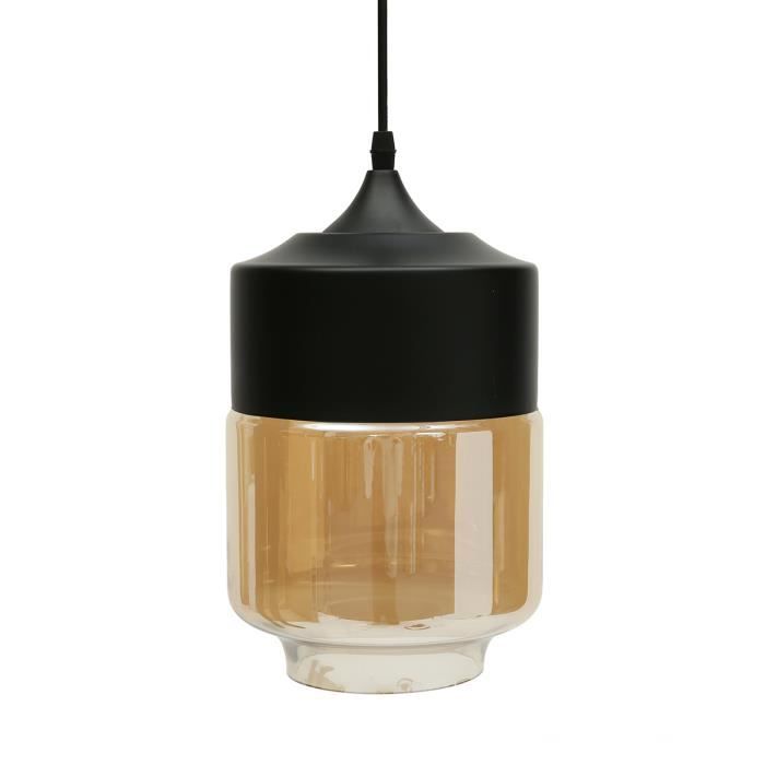 Plafonnier encastré à trois lampes en rotin tressé, avec abat-jour en