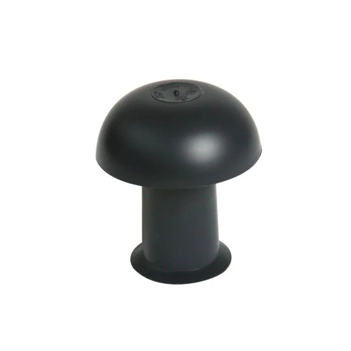Chapeau De Ventilation PVC Gris 50 Mm - Pour Canalisation, Diamètre Intérieur 50 Mm, Hauteur 60 Mm