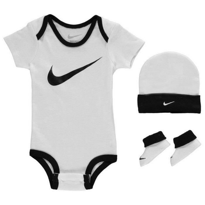 Ensemble vêtement 3 pièces Nike Bébé Body Bonnet et Chaussons Orange -  Garçon - Naissance à 6 mois orange - Cdiscount Sport