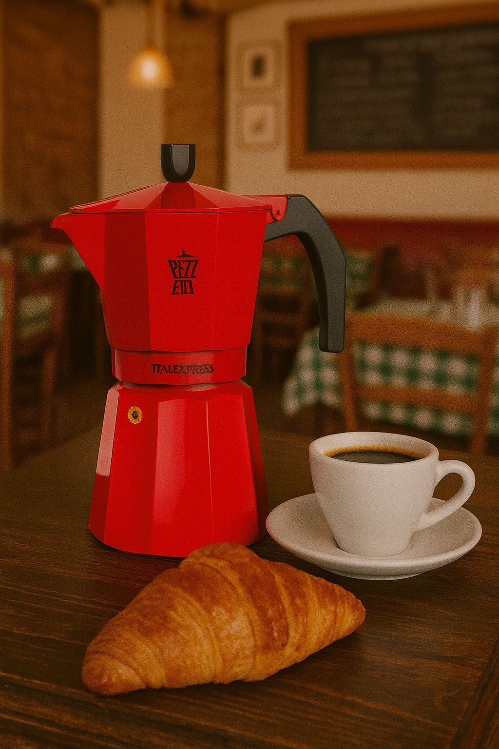 Cafetière italienne PEZZETTI ITALEXPRESS Aluminium 6 tasses - vue 4