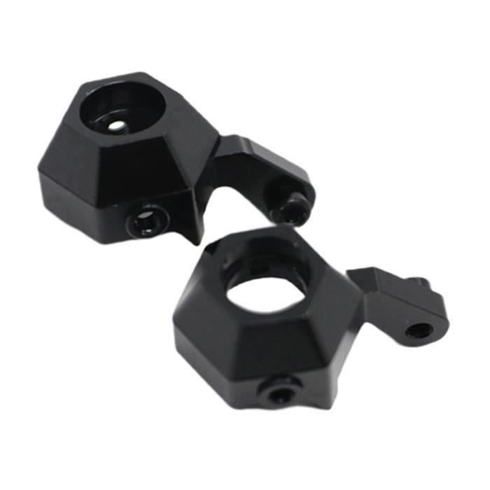 Jeu De Porte-roues Avant En Plastique Noir Pour Voiture RC 16101/16102 – Direction, Stabilisation Et Durabilité
