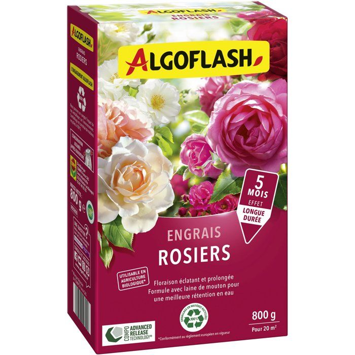 Engrais rosiers ALGOFLASH 800 g UAB