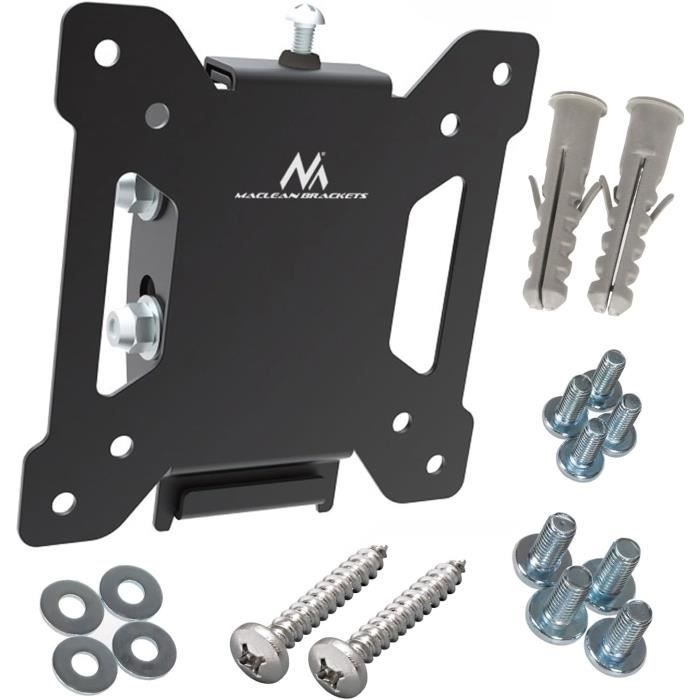Support Métallique Pivotant Pour Echo Show 8 (3ème Génération) - Réglable En Inclinaison Et Rotation - Noir - Sans Aimant, Stable 500g