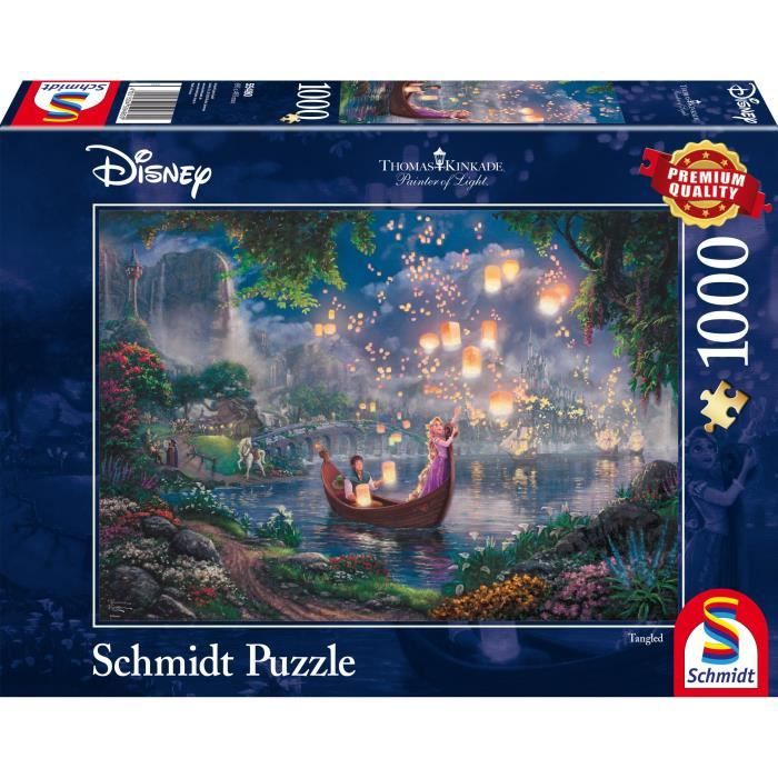 Puzzle Disney Raiponce Schmidt Spiele - 1000 Pièces - Thomas Kinkade -  Tenue parfaite - A partir de 12 ans - Cdiscount Jeux - Jouets