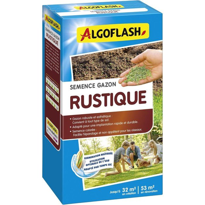 Semences gazon - ALGOFLASH - Rustique - 800 g