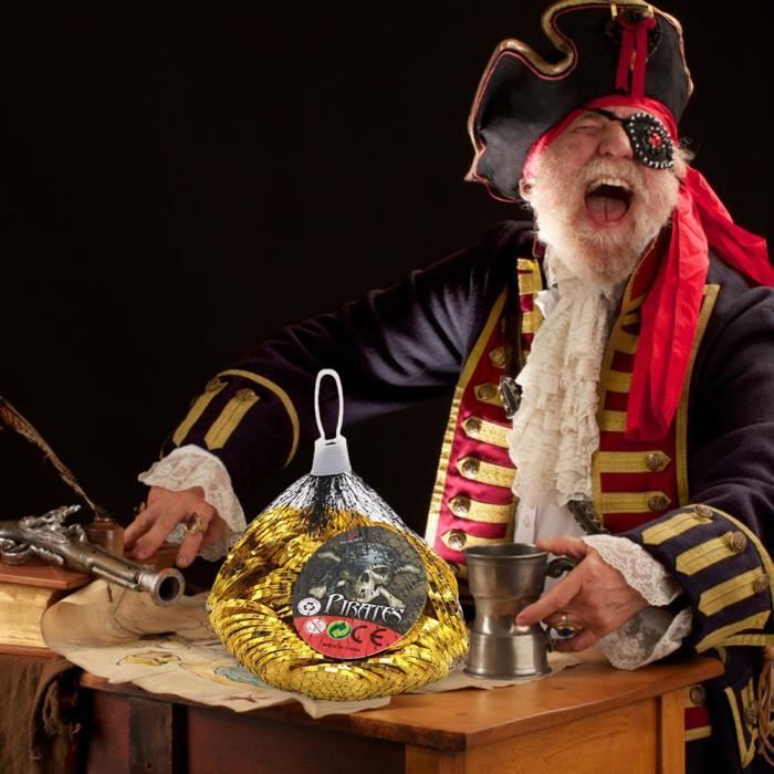 100 Pièces D'Or Plastique Pirate – Trésor Pour Chasse Au Trésor Enfants, Piñata, Récompenses Et Jeux