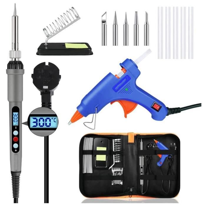 3pcs 30W 60W 40W Ball Float Switch 12v Soldering Iron T Tip T-Head Copper T- Tips Rubber Cable Hot Press LCD Screen Pixel Flex Cable Repair Tool