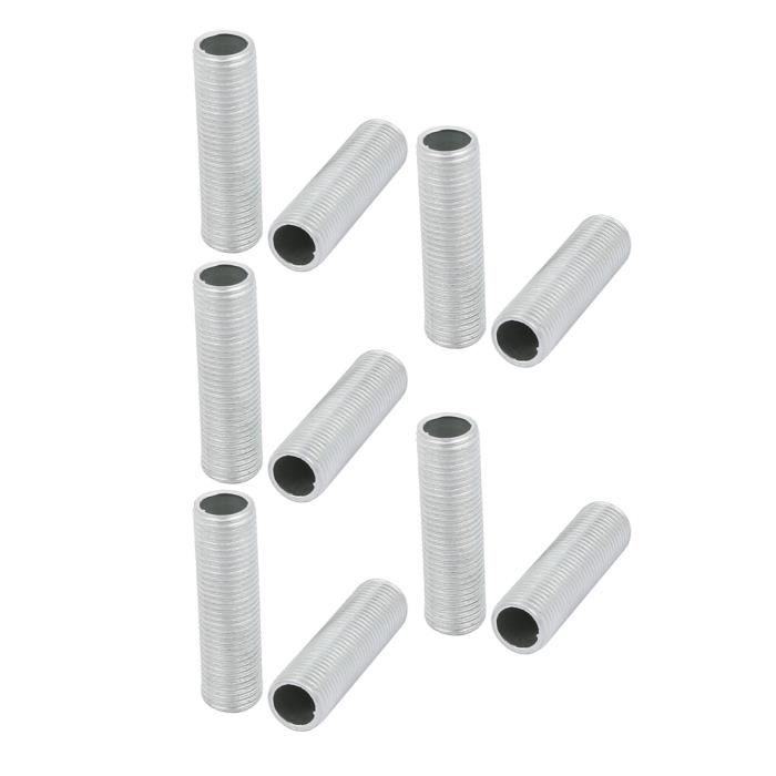 3 pz metriche M10 1mm passo filo zincato ugello tubo lampada