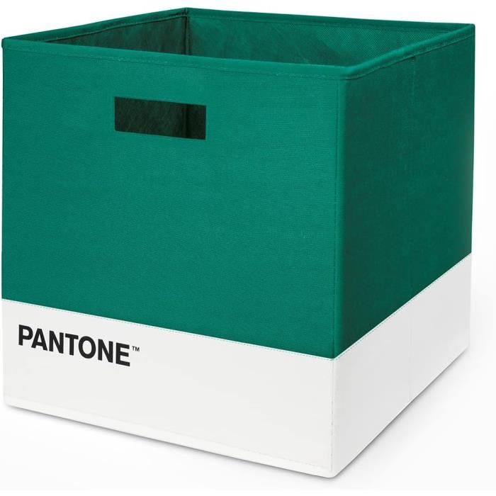 sweet home pantone™ cube de rangement pliable pour vêtements ou jouets, compatible avec les étagères, 32,5 x 32,5 x 32,5 cm, ver164