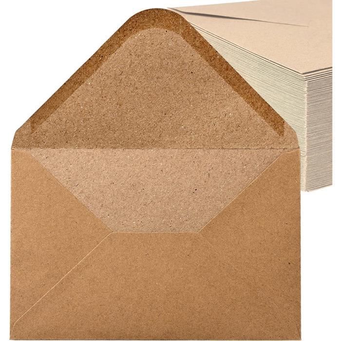 Japun - enveloppes (100 pièces) en papier, enveloppe, enveloppe sans