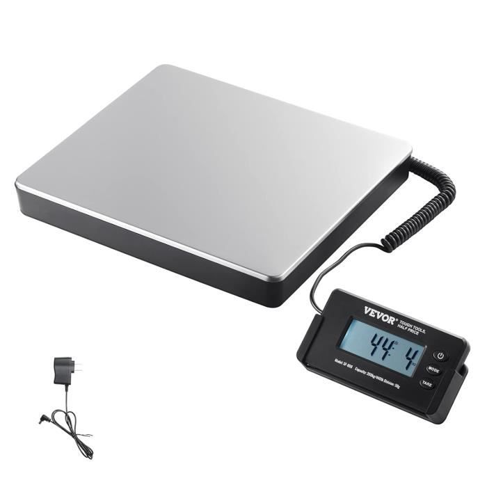 Balance Électronique De Colis 50 Kg/110 Lbs – Haute Précision 2g – SENDERPICK Noir