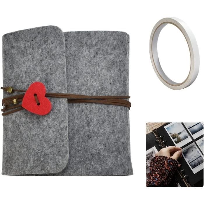 STCRERAG Album Photo Scrapbooking en Feutre 19.3 * 17cm Album de Photos