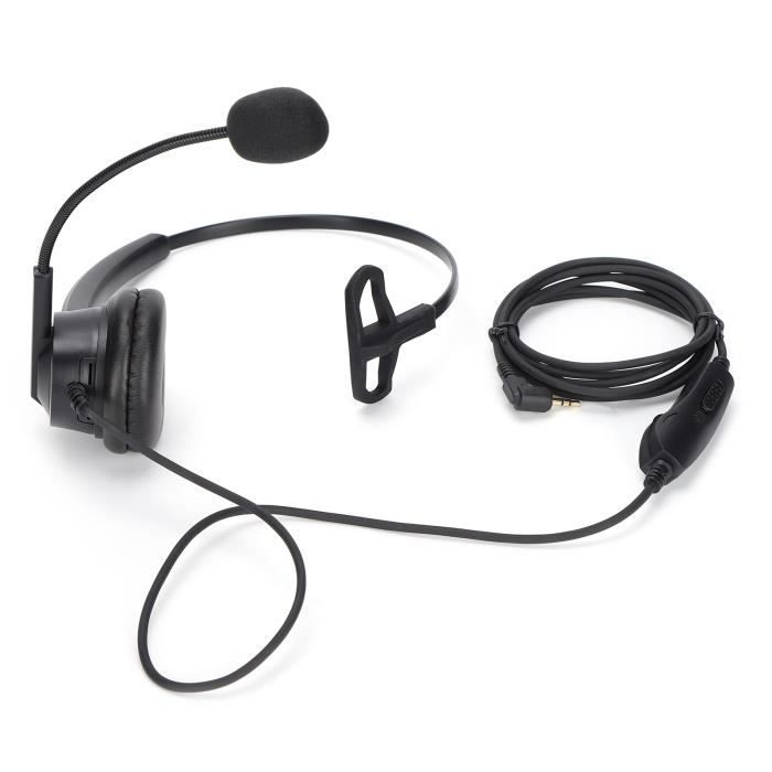 VCOM Casque d'ordinateur Filaire avec Microphone, Casque stéréo avec