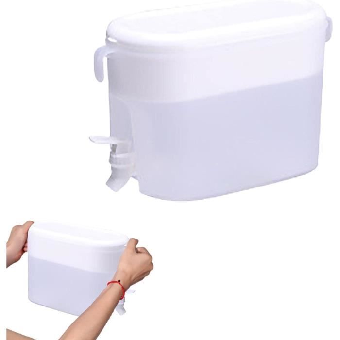 Distributeur De Boisson - Fontaine En Verre Design Diamant Avec Couvercle Et Robinet Verseur