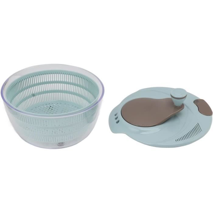 Essoreuse à Salade Manuelle 24 Cm - Essoreuse Légumes Fruits Sans BPA Grande Capacité Plastique PP