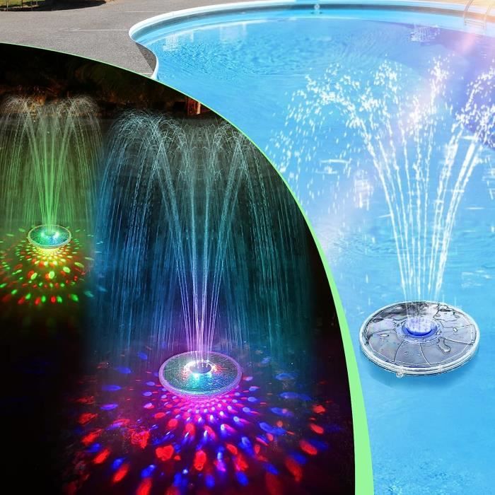LLOVE - Lumière flottante solaire Spa, lumière solaire de piscine de boule  magique de changement de couleur, lumière solaire de bassin pour l'étang