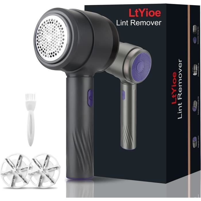 Rasoir Anti Bouloche, Électrique Appareil Affichage Numérique Led, Usb Rechargeable Portable