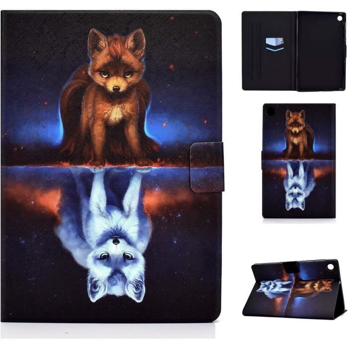 Lovewlb Tablettes Coque pour Medion Lifetab P970x P970 Coque Etui Housse Support Intégré Multi-Angle,Cuir Tablet Case Cover SJ