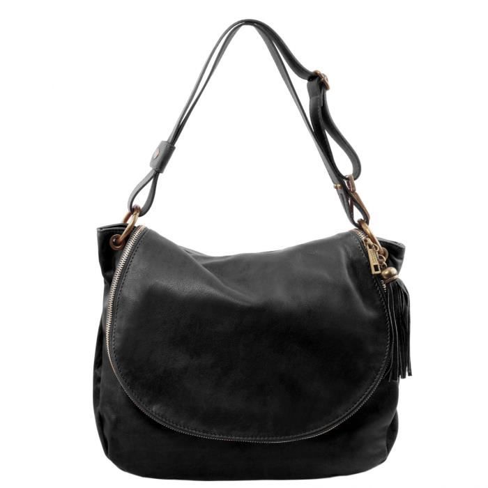 Tuscany Leather TL Bag Sac bandoulière besace en cuir souple