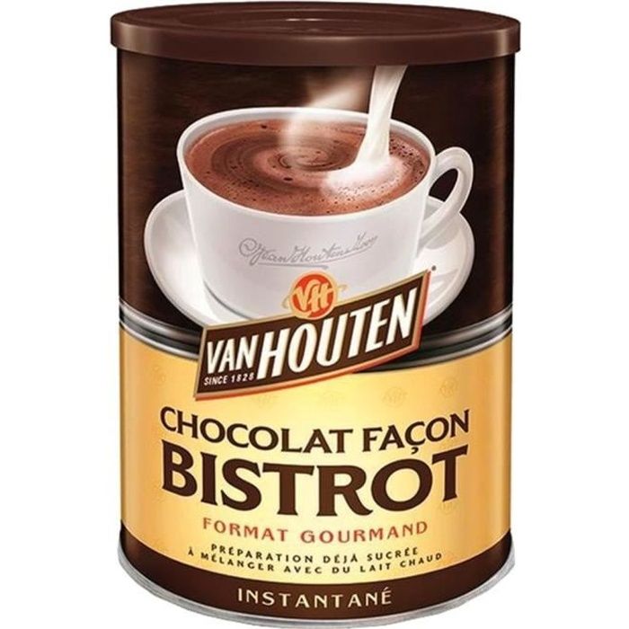 Van Houten Cacao Façon Bistrot 425g - Cdiscount Au quotidien