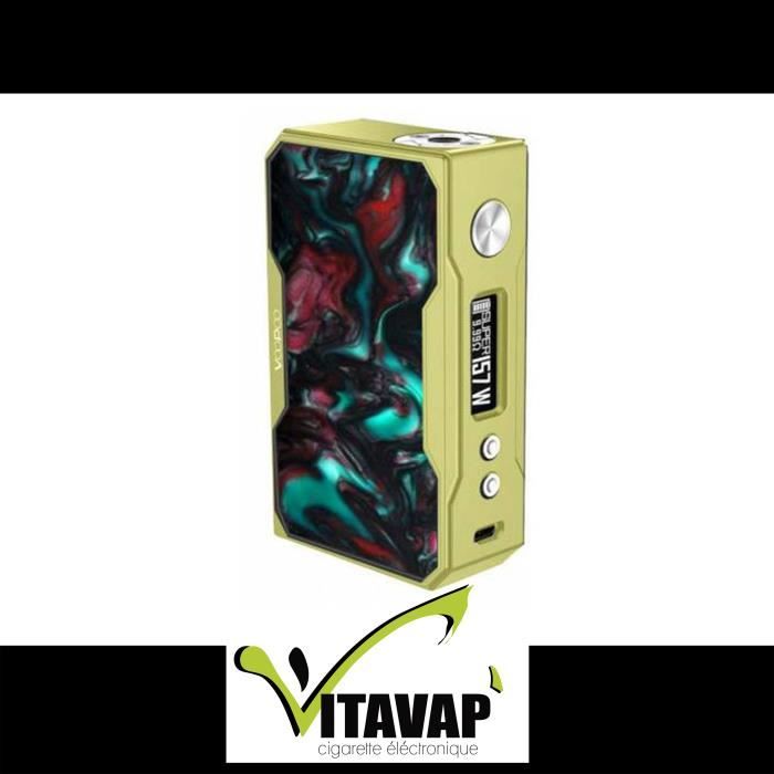 Vitavap' - Box Voopoo Drag 157w version Gold édition limitée - Couleur  Purple Jade - GARANTIE ORIGINALE