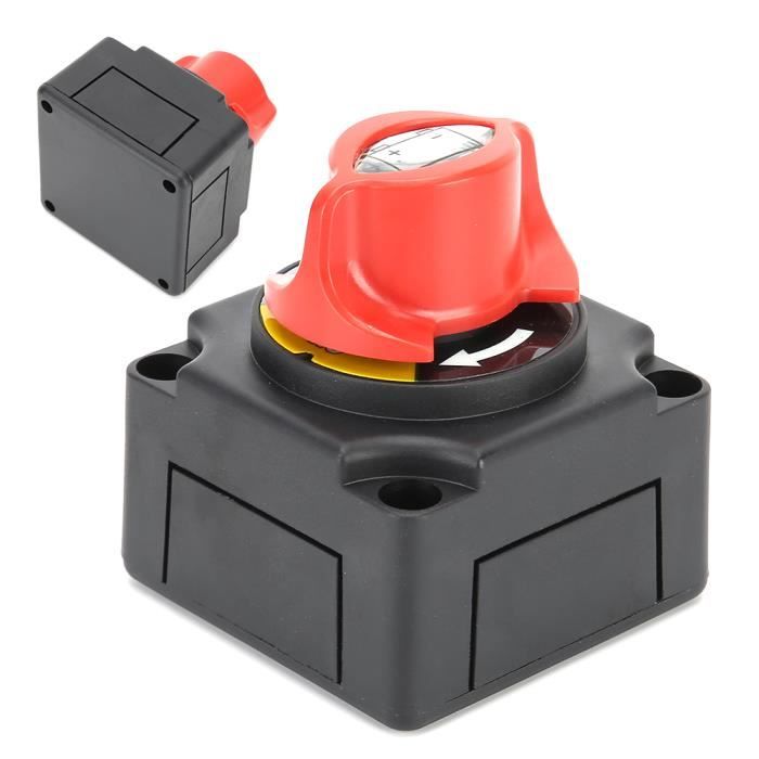 Interrupteur Batterie KIMISS 300A - Double Circuit 3 Positions - Pour Bateau, Camping-car, Camion