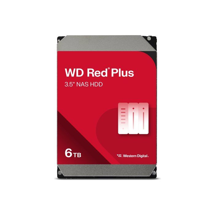 Western Digital Plus - Disque dur - 6 To - 3.5 - 5400 tr/min
