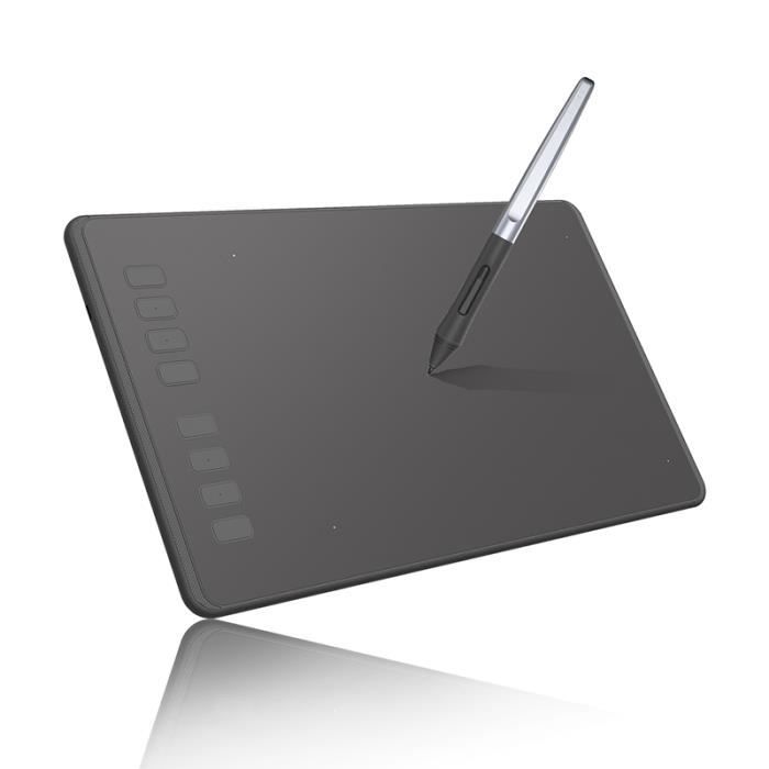tablette graphique 5080lpi usb pour dessin pour wi