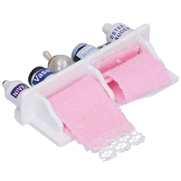 Serviette Miniature 1/12 Blanc - Accessoire Bain Maison De Poupée Odoria