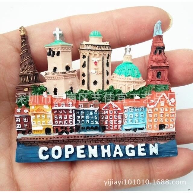 Aimant Frigo Bretagne France - Souvenir Voyage 3D - Décoration Magnétique - Résine Peinte à La Main